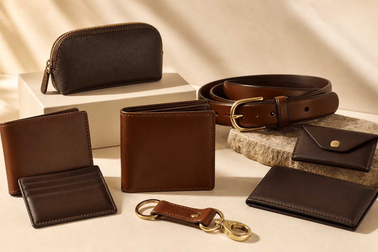 Leather accessories and small goods collection