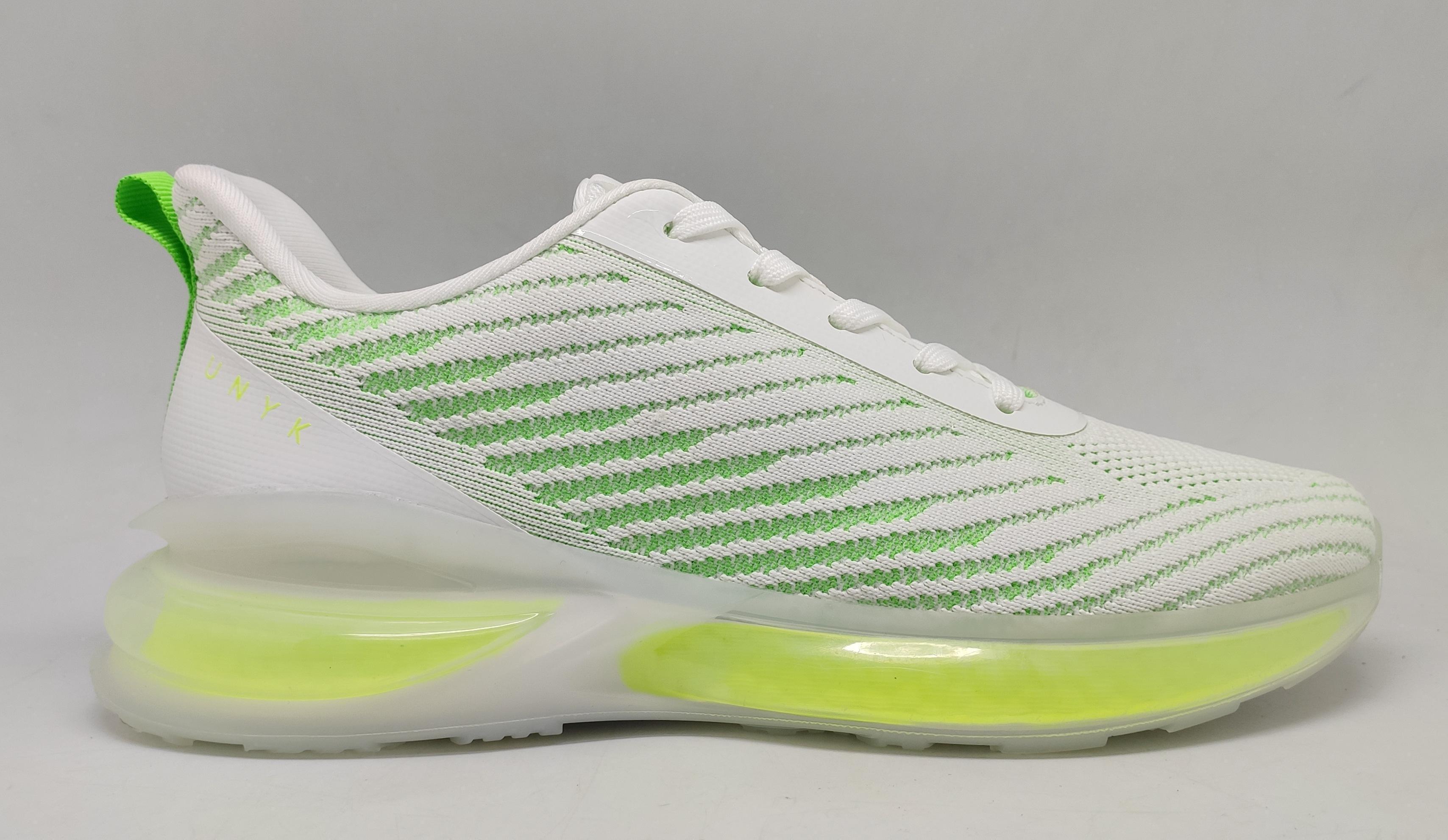 Lime Knit Runner — men's athletic footwear