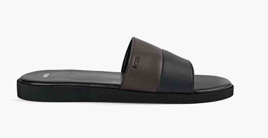 Two-Tone Slide — men's casual footwear