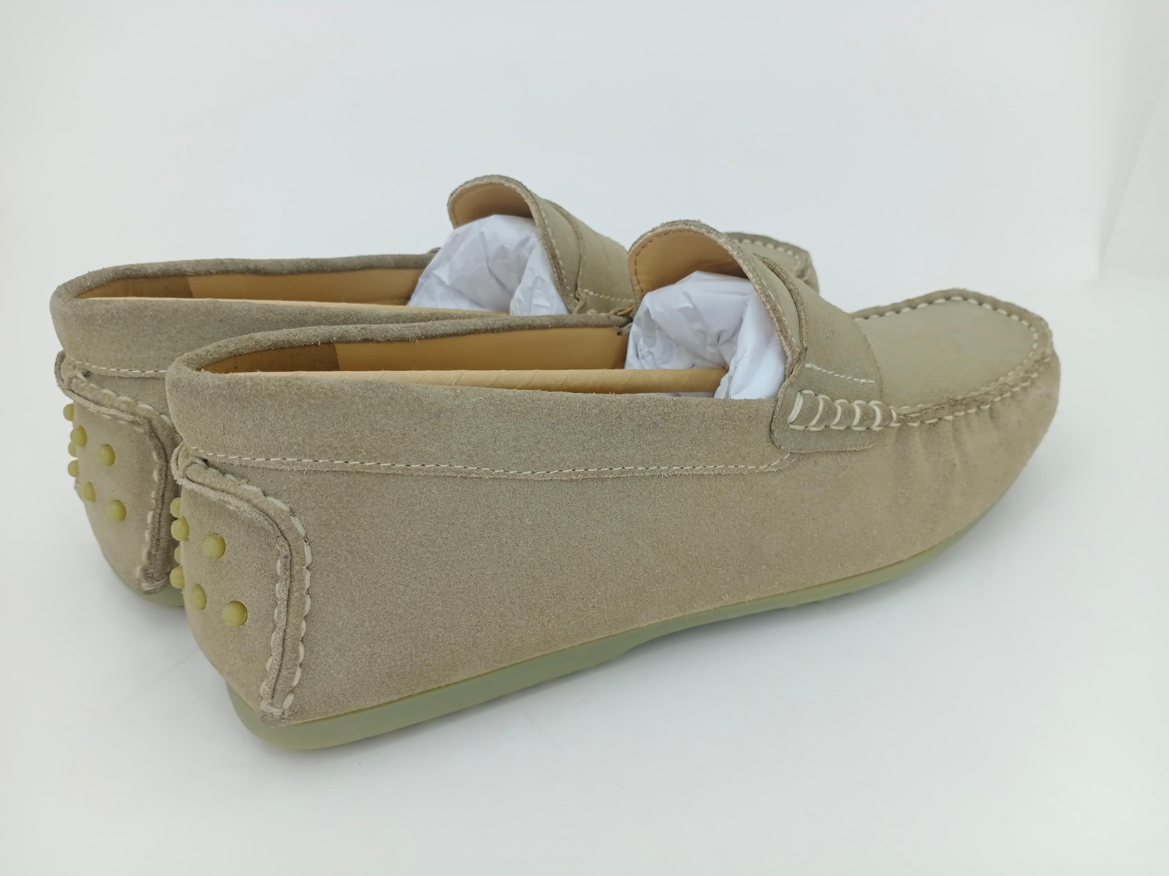 Tan Driving Loafer — men's casual footwear